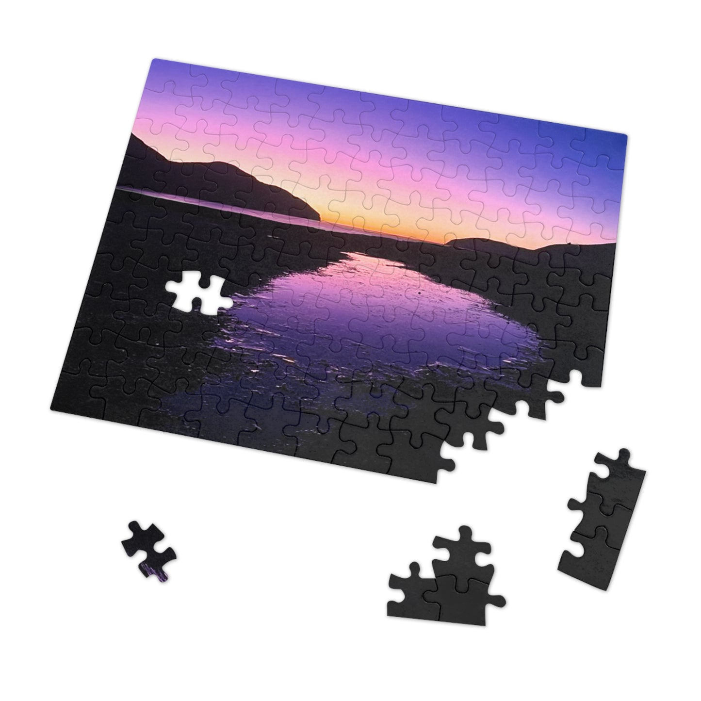 New Zealand Landscape Jigsaw Puzzle No.1 | 30/110/252/500/1000 Piece | Unique Nature Game | Family Fun | Gift Idea | Beautiful Sunset Photography