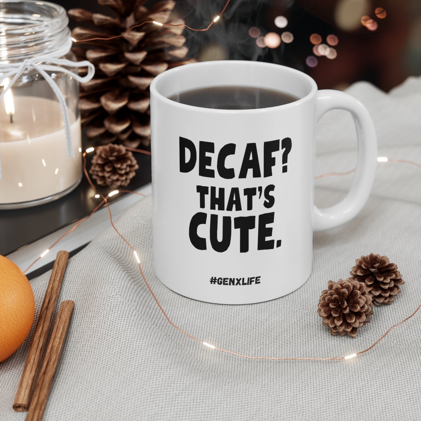 Gen X Sarcasm Mug - Retro Vintage Style Coffee Cup for 60s. 70s & 80s Nostalgia Lovers - Unique Gift Idea Ceramic Mug 11oz