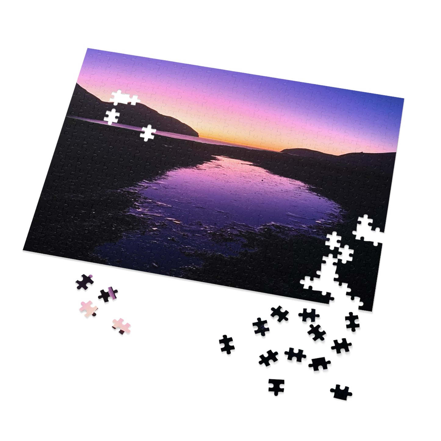 New Zealand Landscape Jigsaw Puzzle No.1 | 30/110/252/500/1000 Piece | Unique Nature Game | Family Fun | Gift Idea | Beautiful Sunset Photography