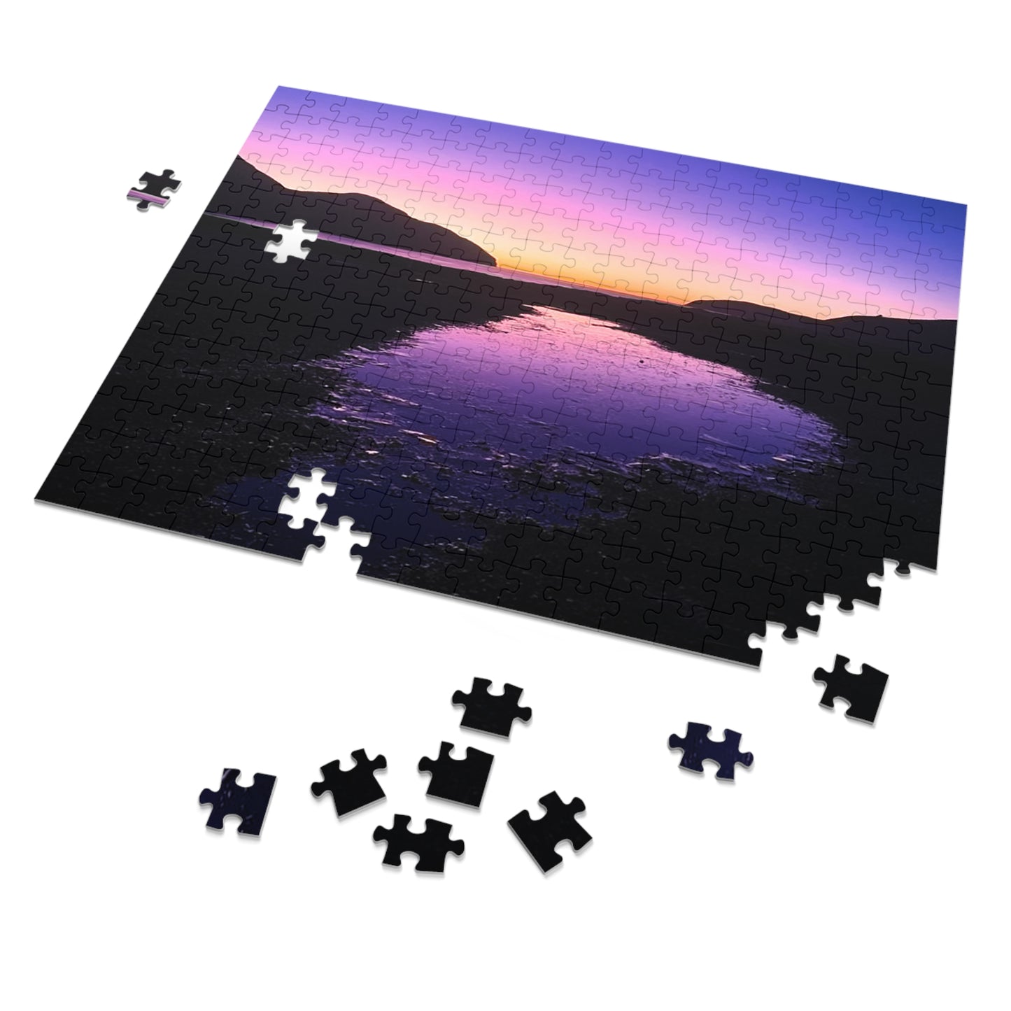 New Zealand Landscape Jigsaw Puzzle No.1 | 30/110/252/500/1000 Piece | Unique Nature Game | Family Fun | Gift Idea | Beautiful Sunset Photography